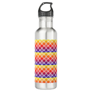 Rainbow PopArt Citrus Stainless Steel Water Bottle