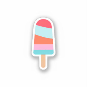 Rainbow Popsicle Sticker