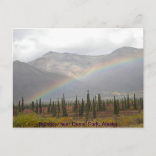 Rainbow post card