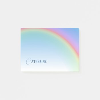 Rainbow Post-it Notes by morning6 at Zazzle