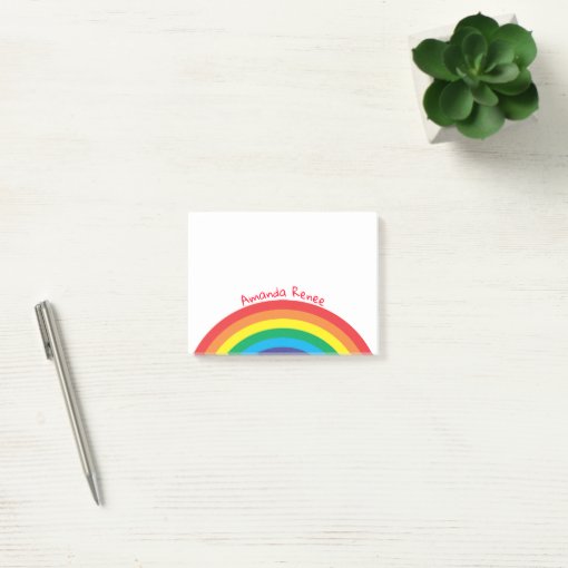 Rainbow Post-it Notes | Zazzle