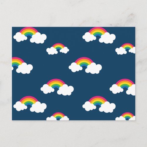 Rainbow Postcard