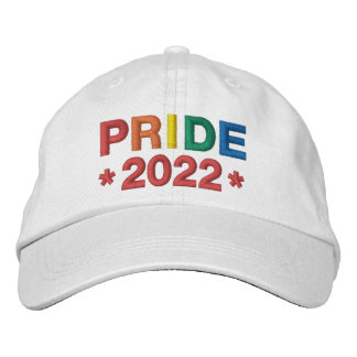Rainbow Pride 2022 Embroidered Baseball Cap