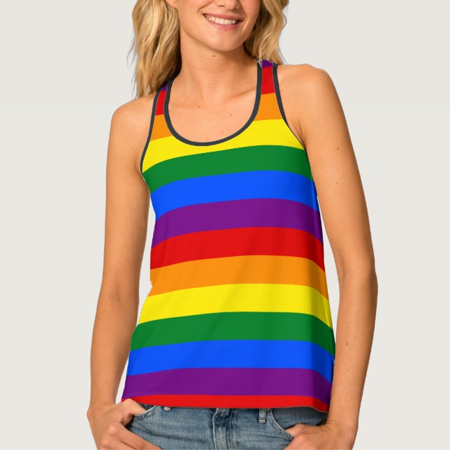 Rainbow Pride 2023 Tank Top (Front)