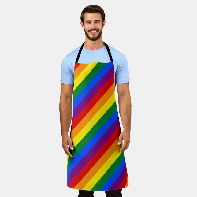 Rainbow Pride Apron (Worn)