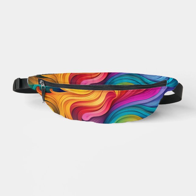 Rainbow Pride Backpack Fanny Pack (Front)
