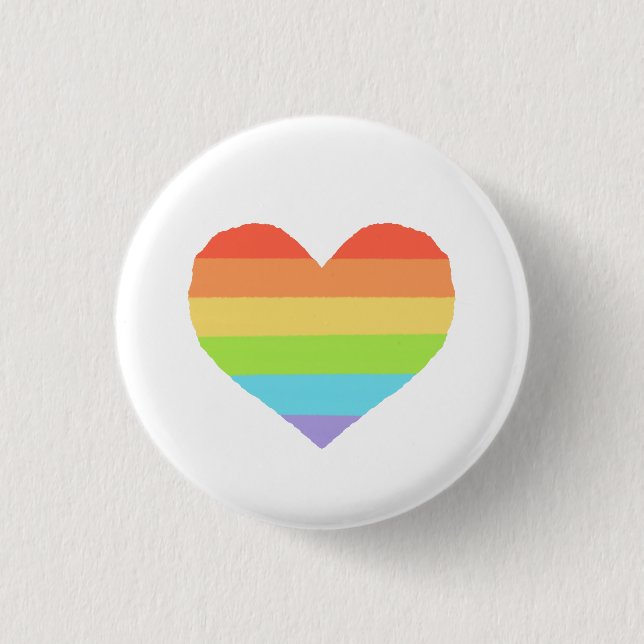 Rainbow Pride Badge Button (Front)