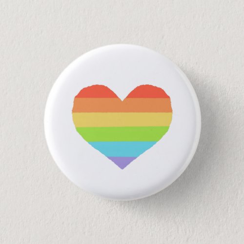 Rainbow Pride Badge Button
