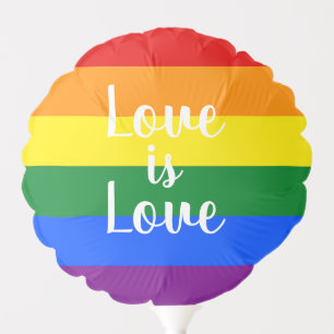 Rainbow pride balloon