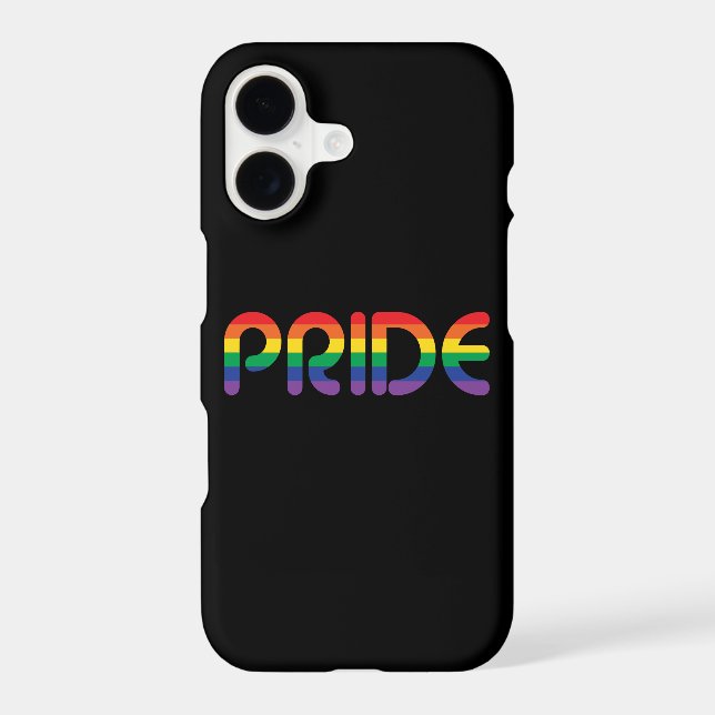 Rainbow Pride Balloon Letters Iphone Case (Back)