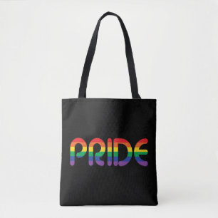 Rainbow Pride Balloon Letters Tote Bag