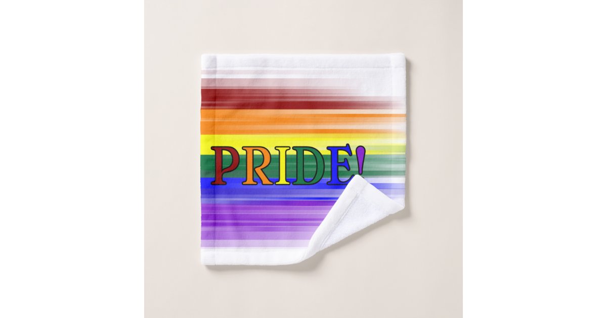 Rainbow Pride! Bath Towel Set Zazzle