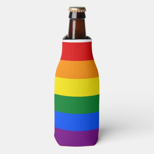 Rainbow Pride Bottle Cooler
