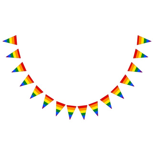 Rainbow Pride Bunting Flags (All)