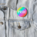Rainbow Pride Button<br><div class="desc">Let your Pride shine with this pastel rainbow pin button to let everyone know you are LGBTQ or an ally!</div>