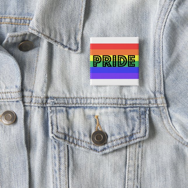 Rainbow Pride Button (In Situ)