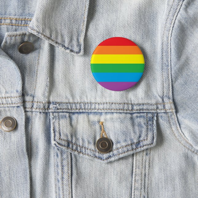 "Rainbow Pride"  Button (In Situ)