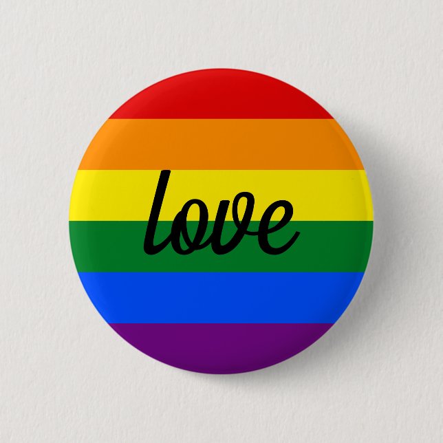 Rainbow Pride Button (Front)