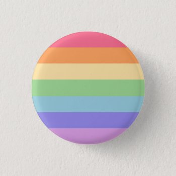 Rainbow Pride Button by sugarhai at Zazzle