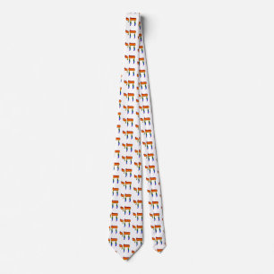 Rainbow Pride Chai Flag Neck Tie