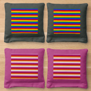 Rainbow Pride Cornhole Bags