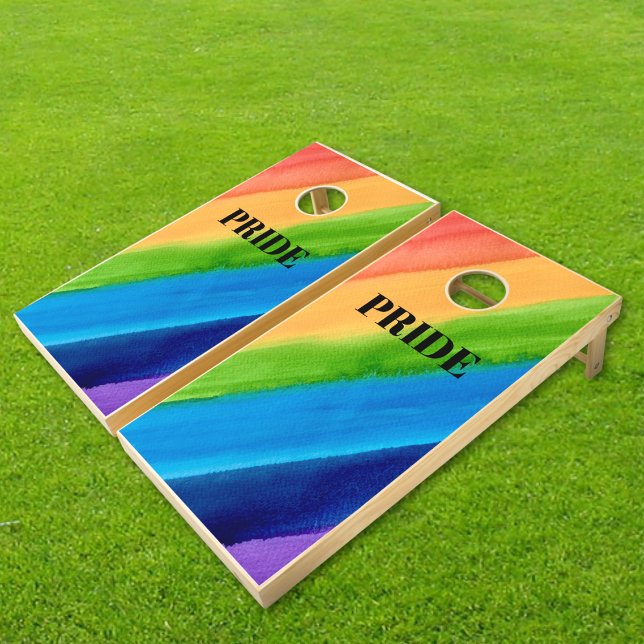 Rainbow Pride Cornhole Set (Creator Uploaded)
