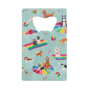 RAINBOW PRIDE DOG BEACH Bottle Opener