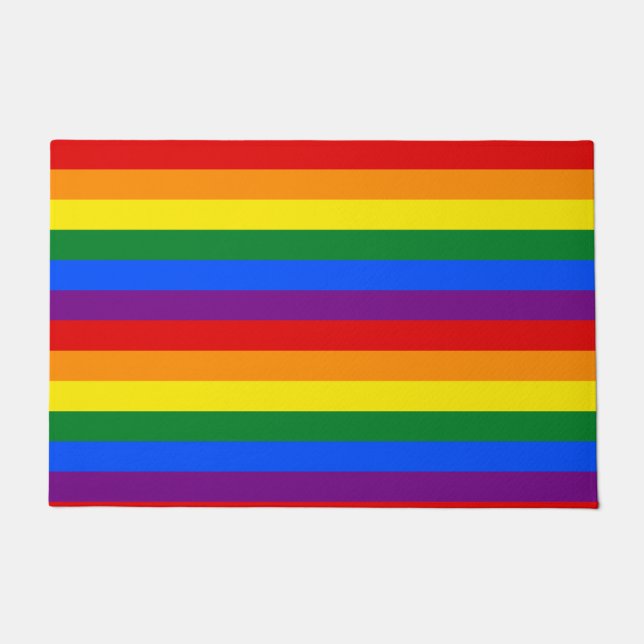 Rainbow Pride Doormat (Front)