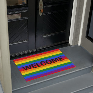 Rainbow Pride Doormat
