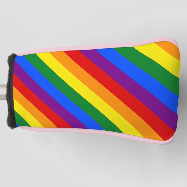Rainbow Pride Equal Rights Diversity Inclusion Golf Head Cover (Front)