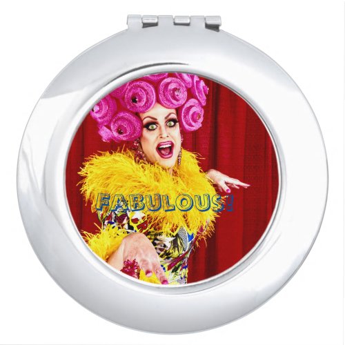 Rainbow Pride Fabulous Compact Mirror