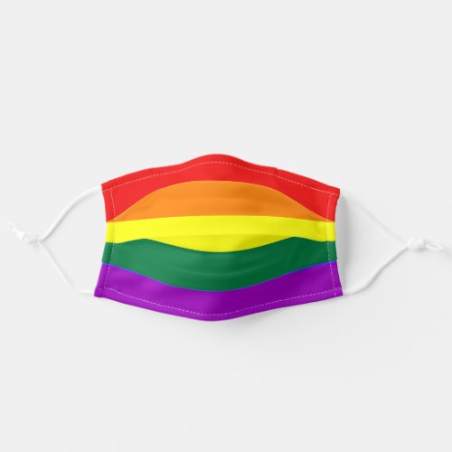 Rainbow Pride Flag Adult Cloth Face Mask