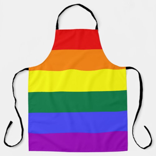 Rainbow Pride Flag Apron