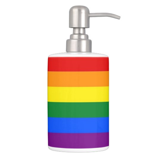 Rainbow Pride Flag Bathroom Set (Right)