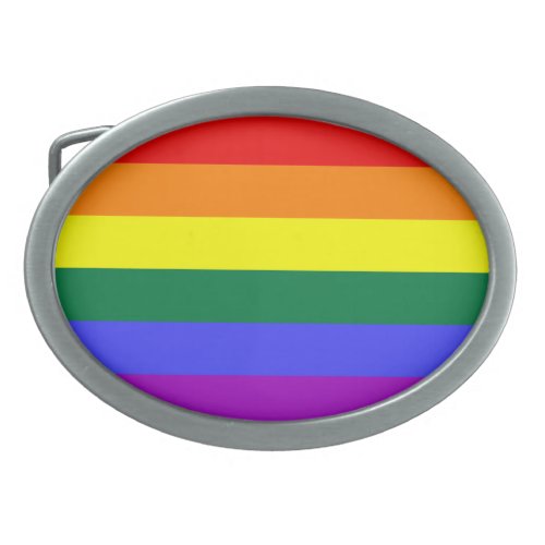 Rainbow Pride Flag Belt Buckle