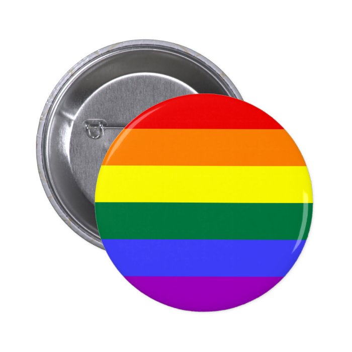 Rainbow Pride Flag Button Zazzle