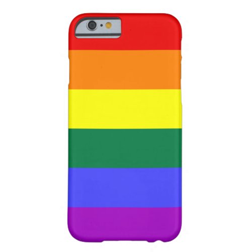 Rainbow Pride Flag Barely There iPhone 6 Case