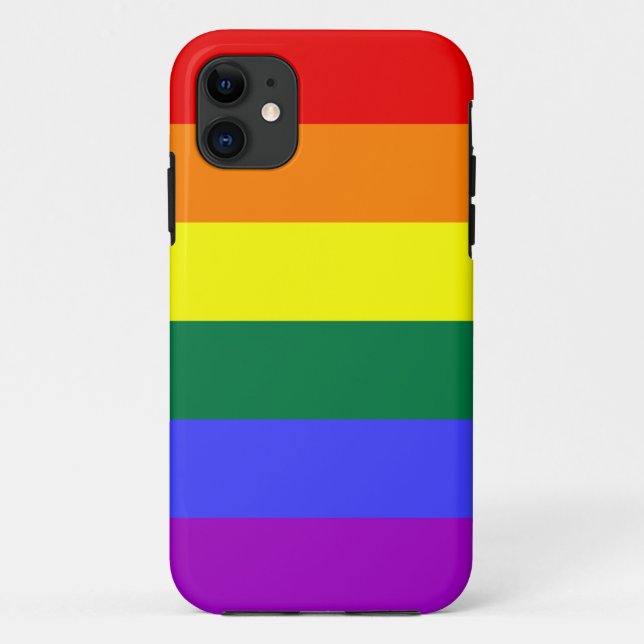 Rainbow Pride Flag Case-Mate iPhone Case (Back)