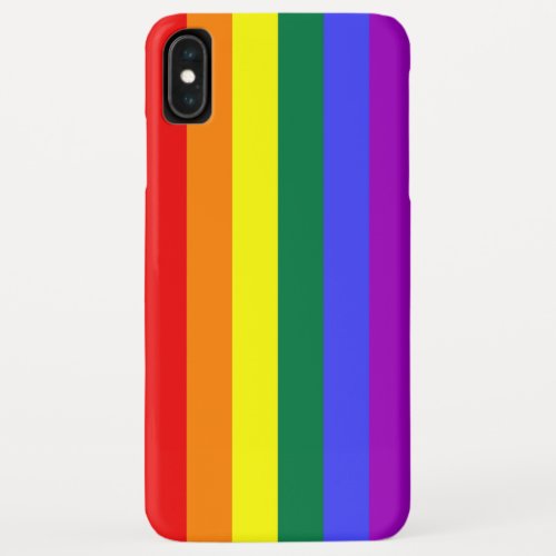 Rainbow Pride Flag iPhone XS Max Case