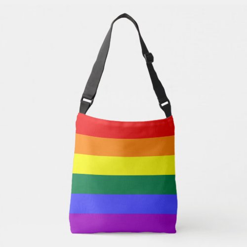 Rainbow Pride Flag Crossbody Bag