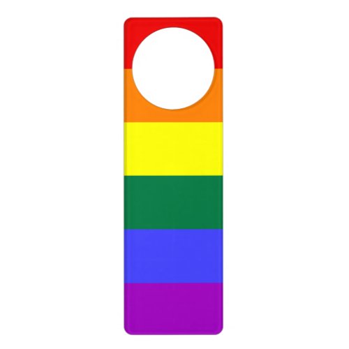 Rainbow Pride Flag Door Hanger