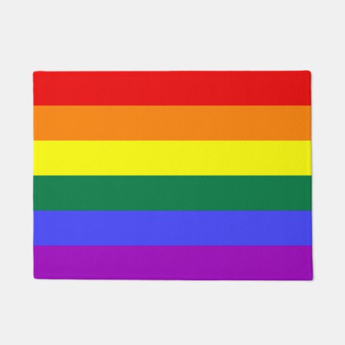 Rainbow Pride Flag Doormat