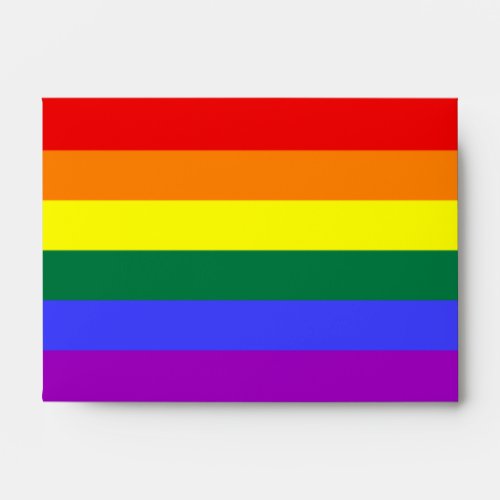 Rainbow Pride Flag Envelope