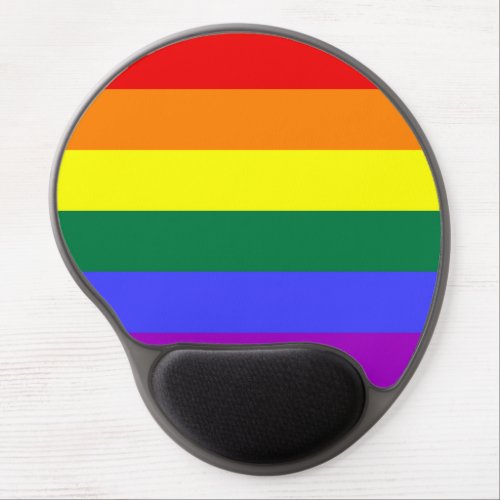 Rainbow Pride Flag Gel Mouse Pad