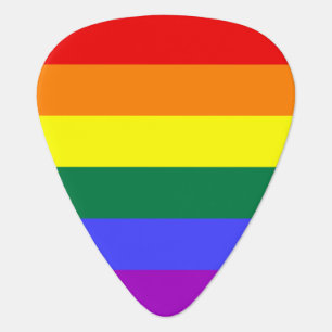 Rainbow Pride Flag Guitar Pick