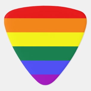 Rainbow Pride Flag Guitar Pick