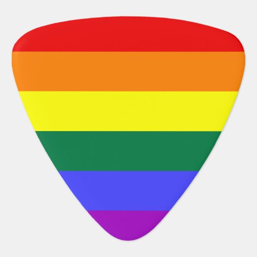 Rainbow Pride Flag Guitar Pick