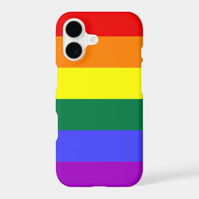 Rainbow Pride Flag Iphone Case (Back)