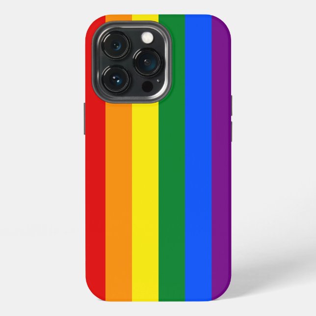 Rainbow Pride Flag Iphone Case (Back)