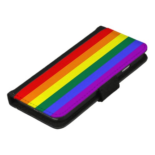 Rainbow Pride Flag iPhone 87 Wallet Case